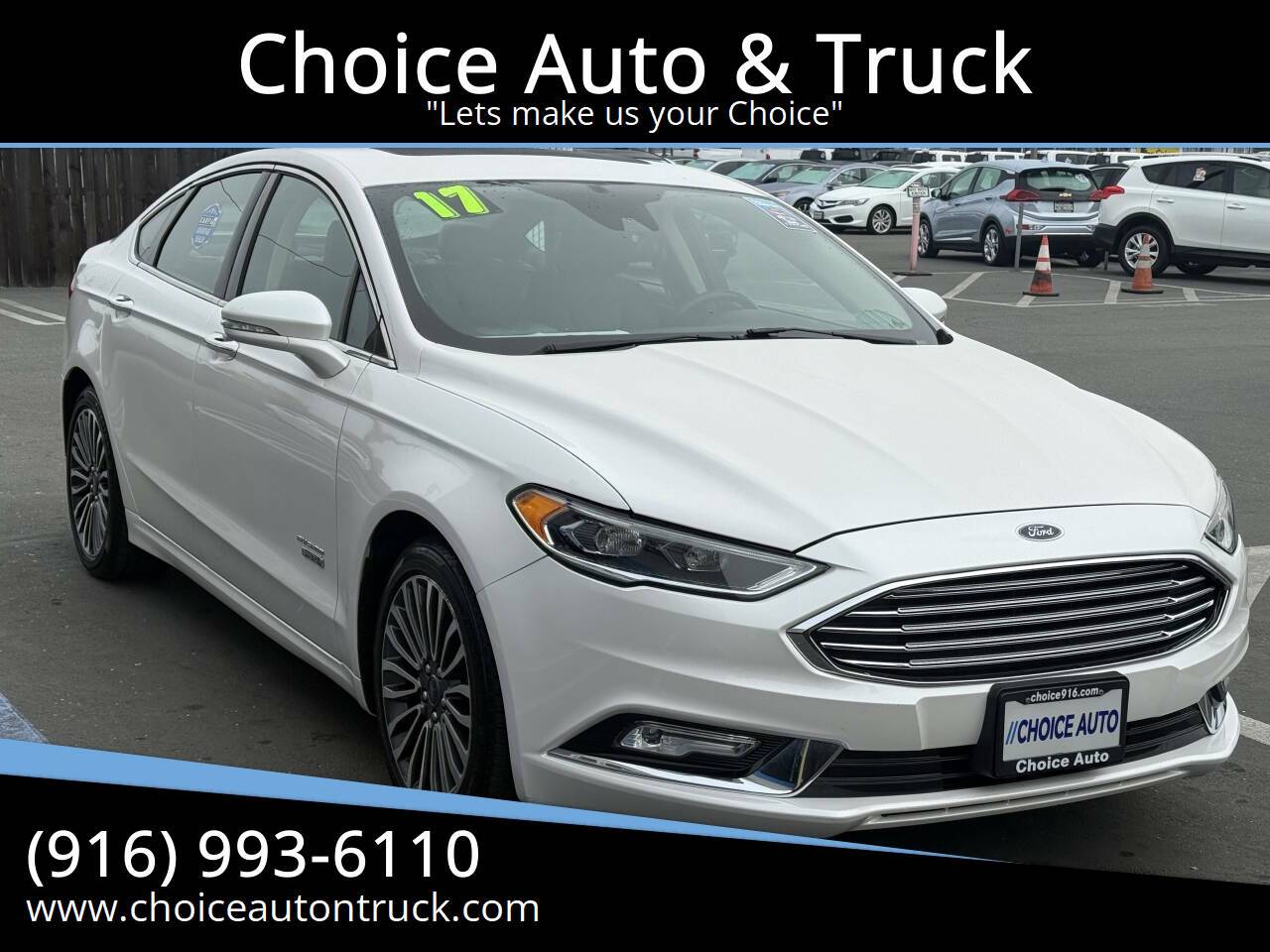 2017 Ford Fusion Energi Titanium — Sedan — 58,000 mi — Sacramento, CA