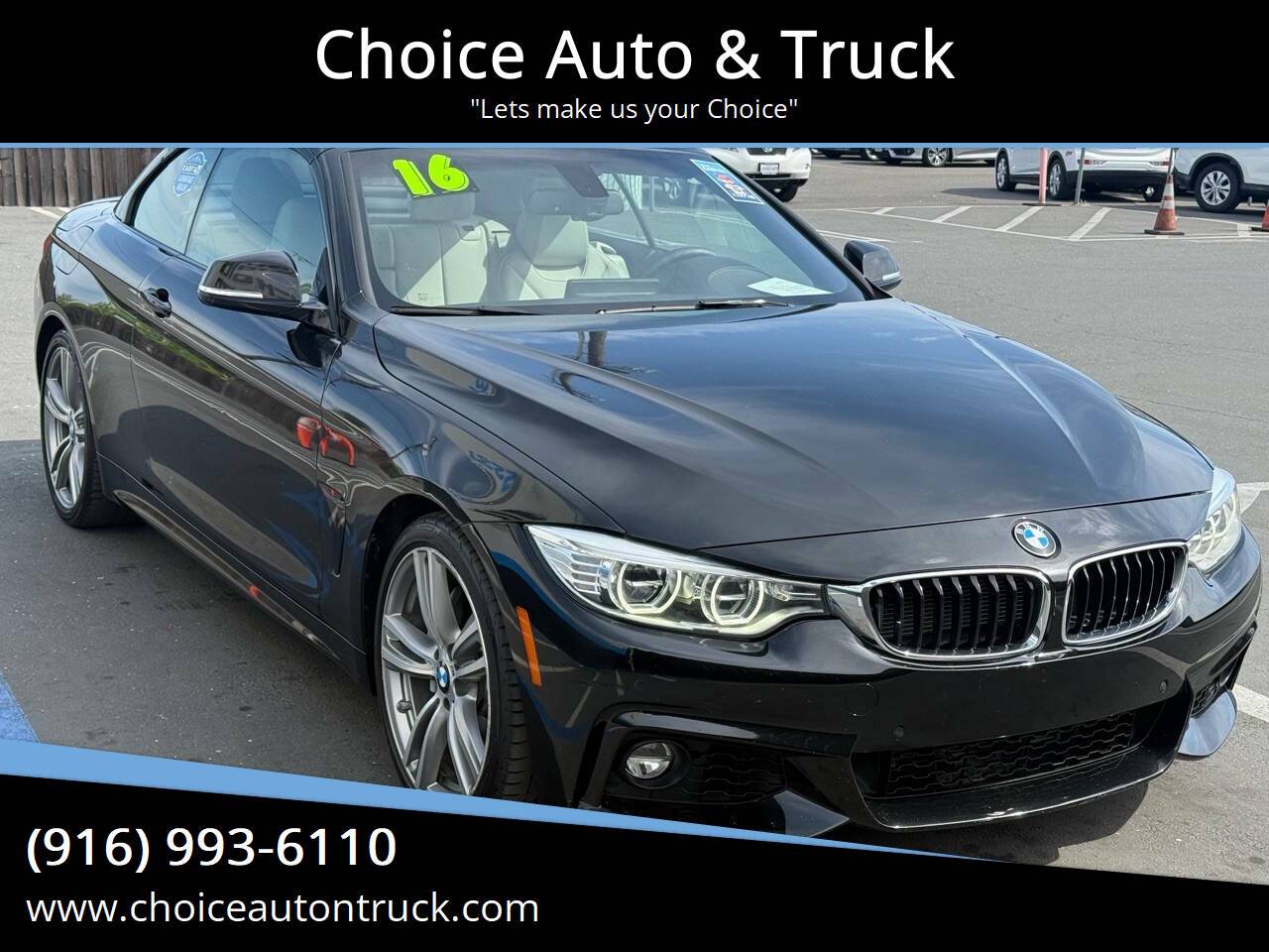 2016 BMW 4 Series 435i — Convertible — 81,000 mi — Sacramento, CA
