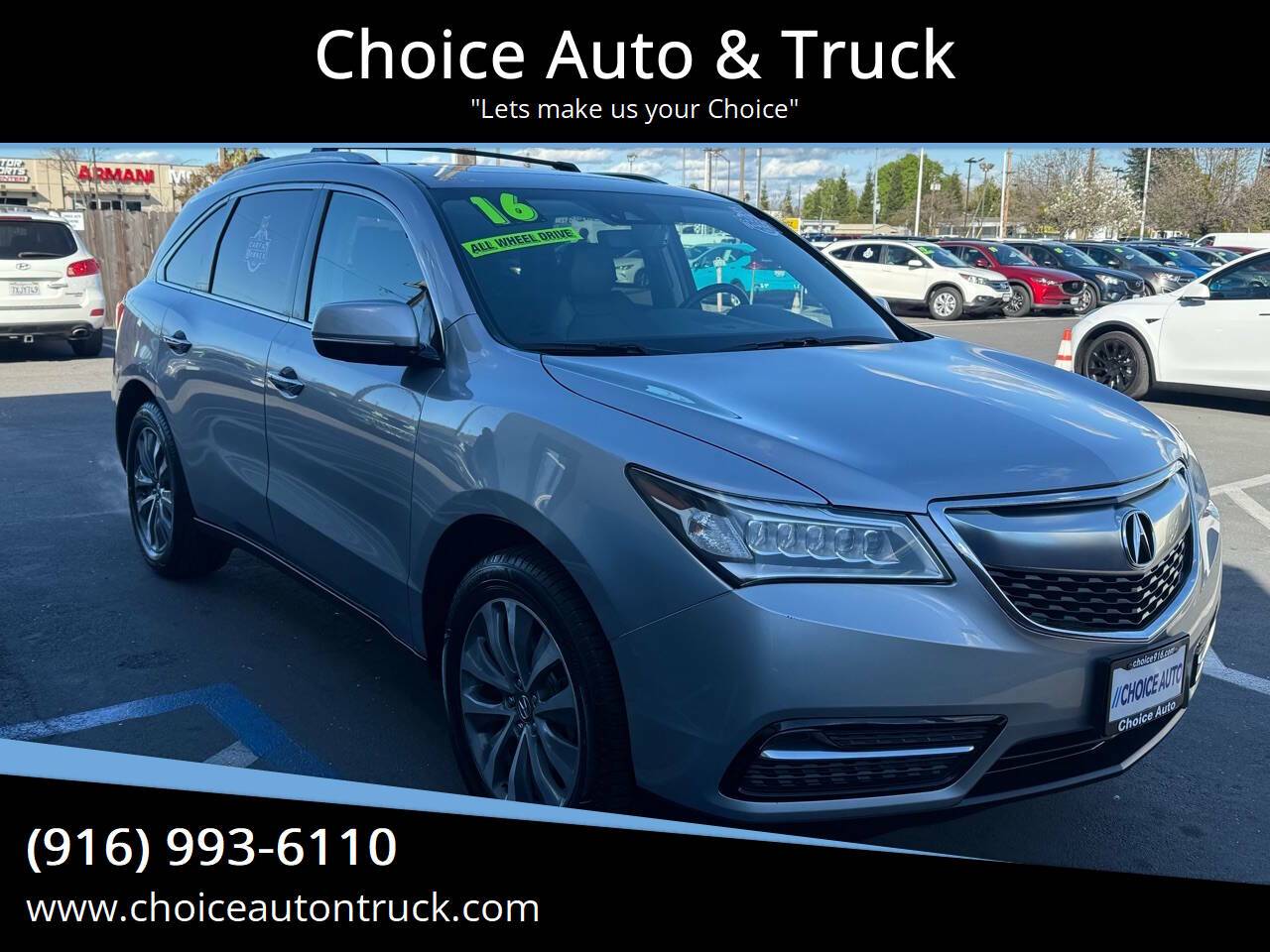 2016 Acura MDX Technology Package — SUV — 111,000 mi — Sacramento, CA