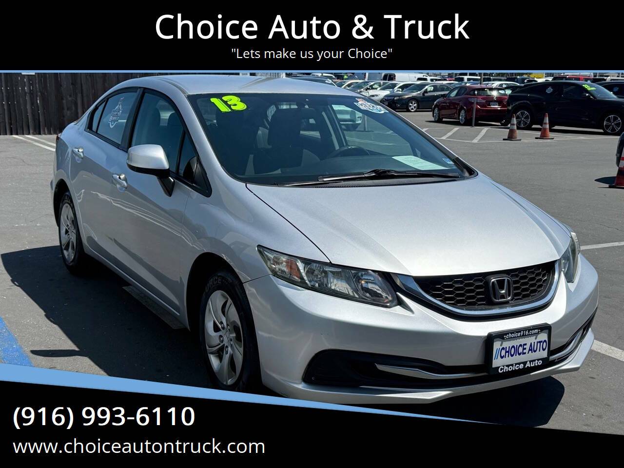 2013 Honda Civic LX — Sedan — 101,000 mi — Sacramento, CA