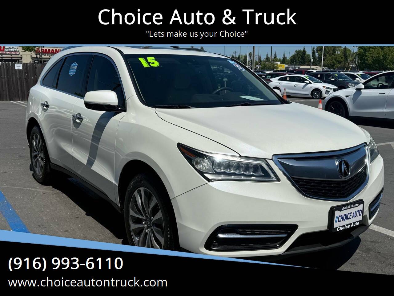2015 Acura MDX Technology Package — SUV — 111,000 mi — Sacramento, CA