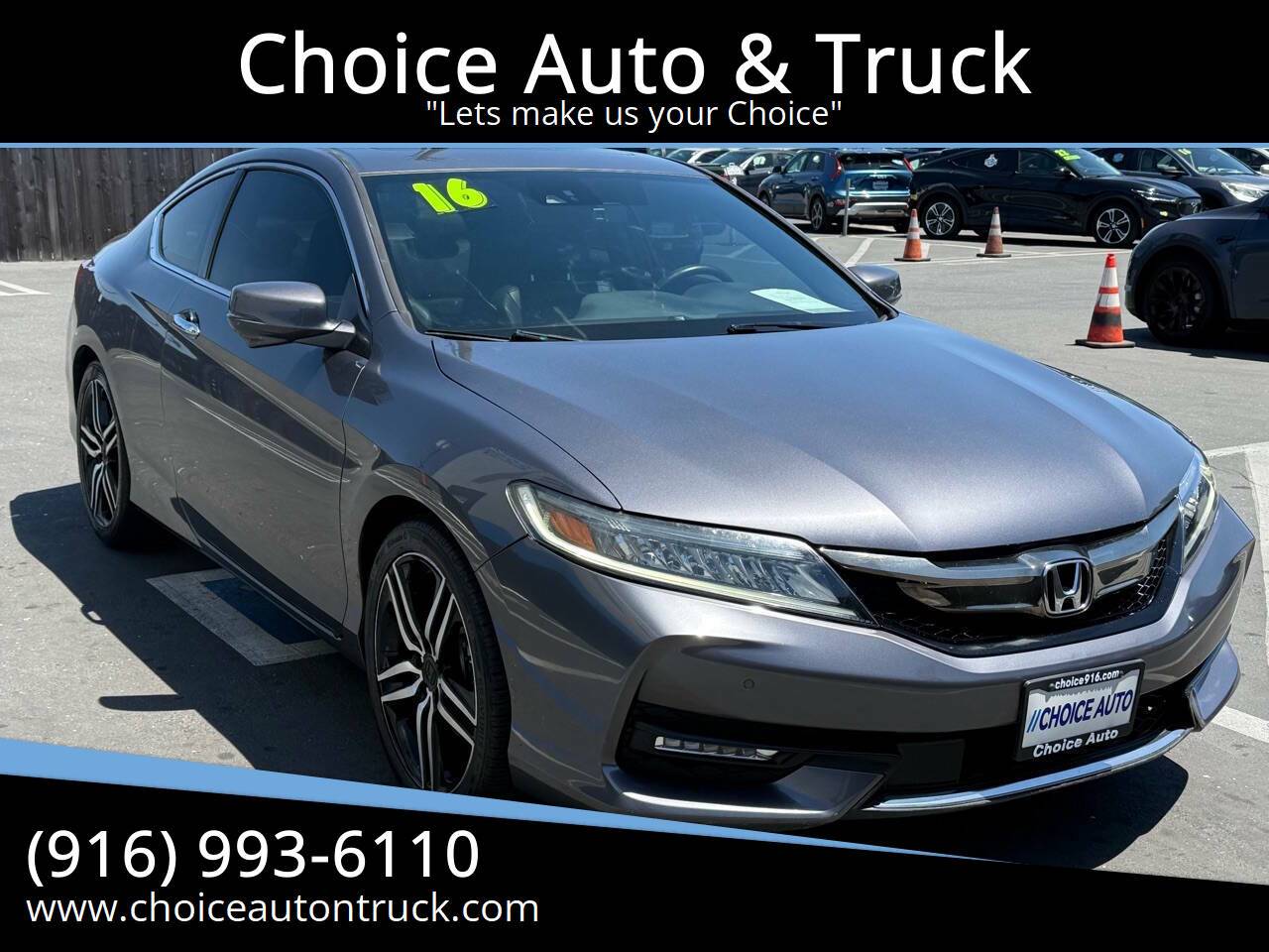 2016 Honda Accord Touring — Coupe — 107,000 mi — Sacramento, CA
