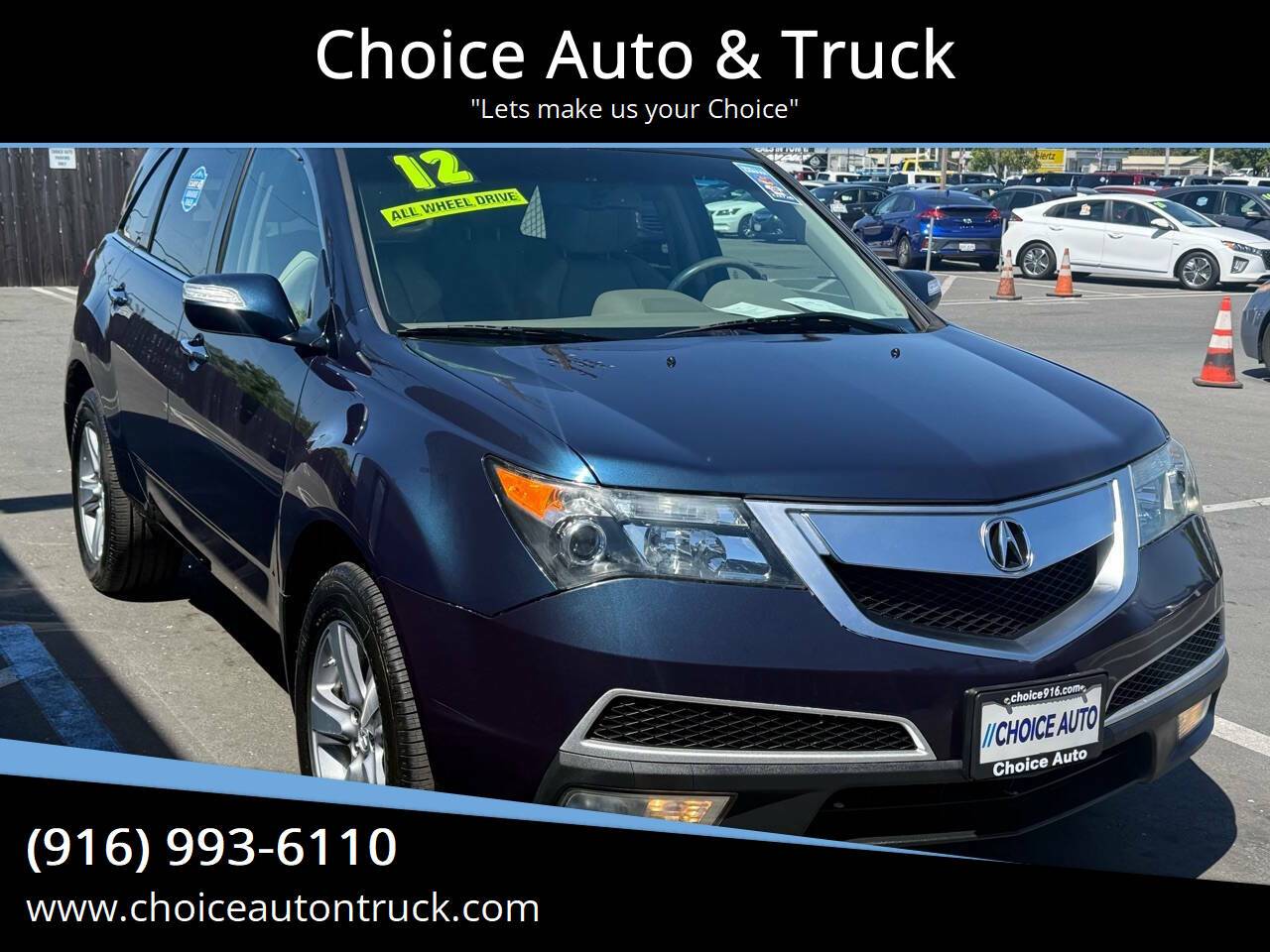 2012 Acura MDX Technology Package — SUV — 100,000 mi — Sacramento, CA