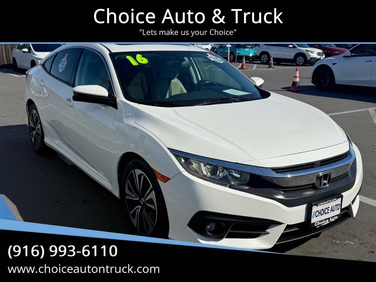 2016 Honda Civic EX-L — Sedan — 89,000 mi — Sacramento, CA