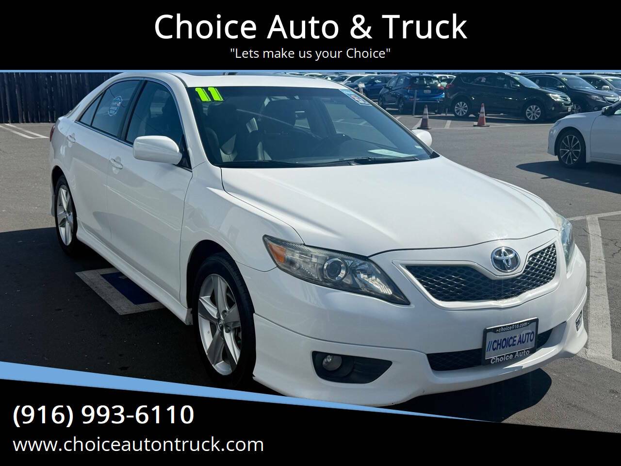 2011 Toyota Camry SE V6 — Sedan — 72,000 mi — Sacramento, CA
