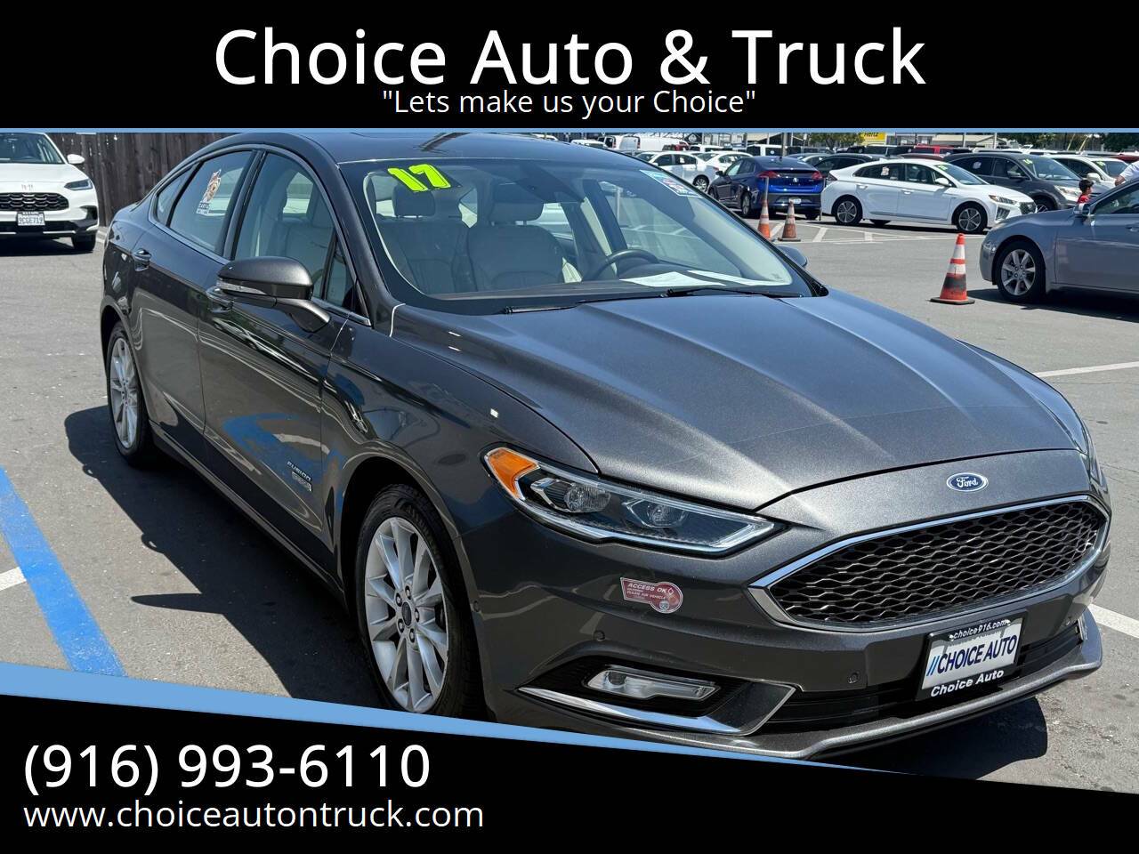 2017 Ford Fusion Energi Platinum — Sedan — 94,000 mi — Sacramento, CA