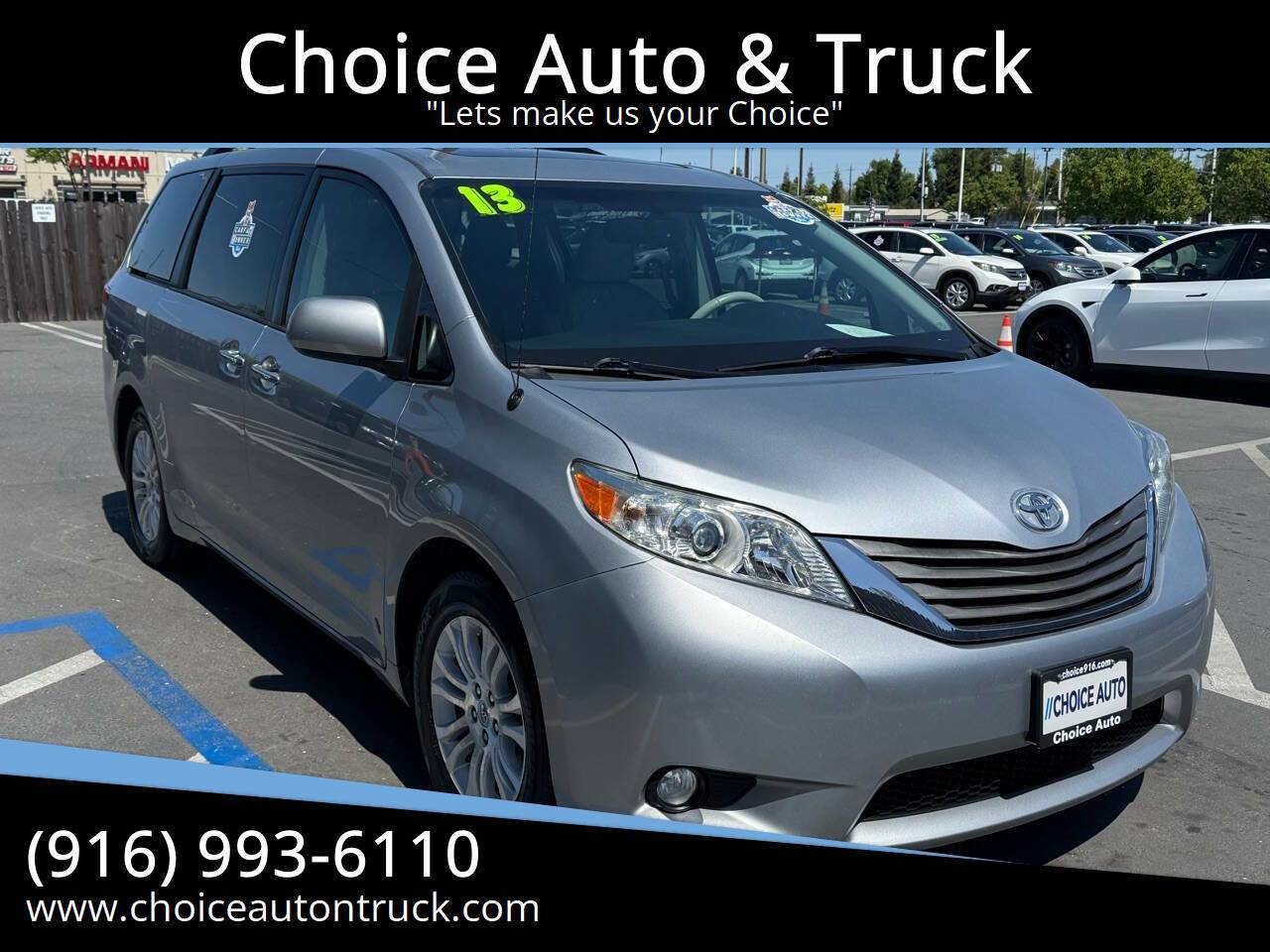 2013 Toyota Sienna XLE — Minivan — 98,000 mi — Sacramento, CA
