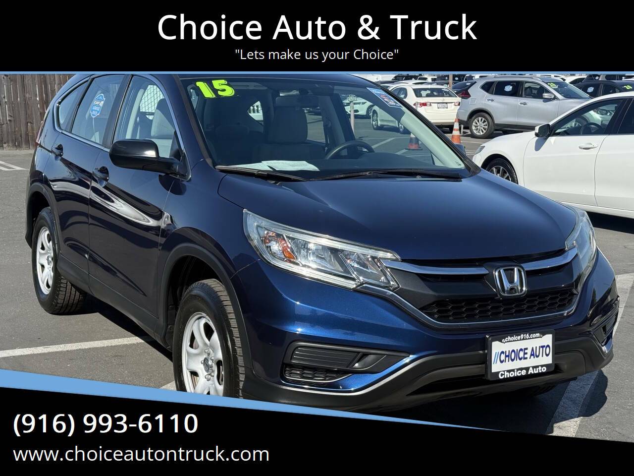2015 Honda CR-V LX — SUV — 60,000 mi — Sacramento, CA