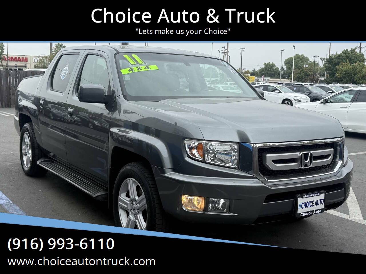 2011 Honda Ridgeline RTL — Pickup Truck — 109,000 mi — Sacramento, CA