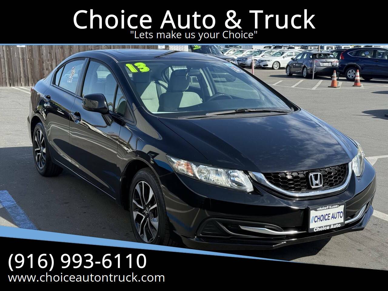 2013 Honda Civic EX — Sedan — 101,000 mi — Sacramento, CA