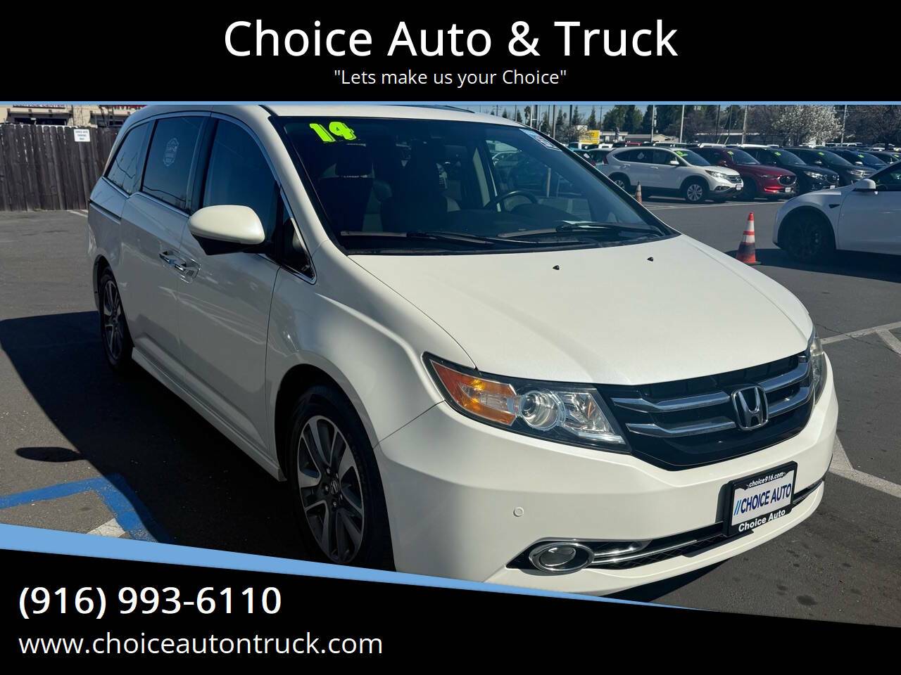 2014 Honda Odyssey Touring — Minivan — 107,000 mi — Sacramento, CA