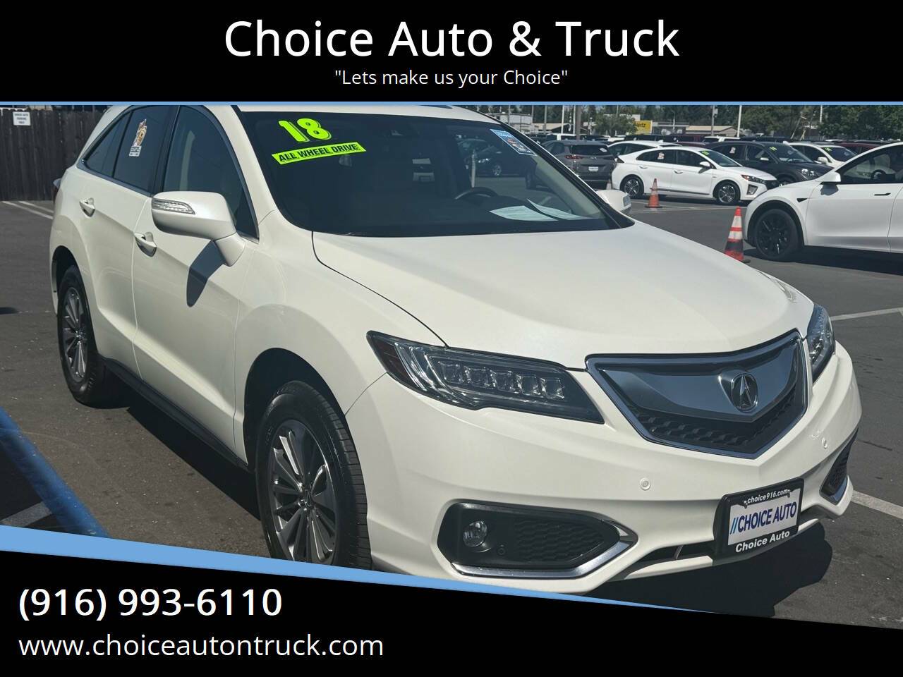 2018 Acura RDX Advance Package — SUV — 109,000 mi — Sacramento, CA