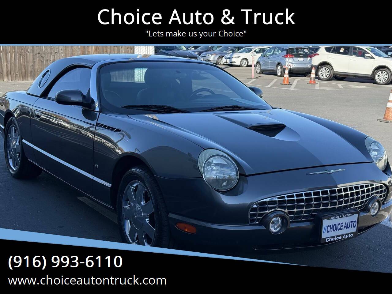 2003 Ford Thunderbird Deluxe — Convertible — 40,000 mi — Sacramento, CA