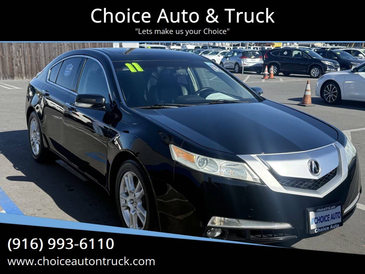 2011 Acura TL Technology Package — Sedan — 100,000 mi — Sacramento, CA