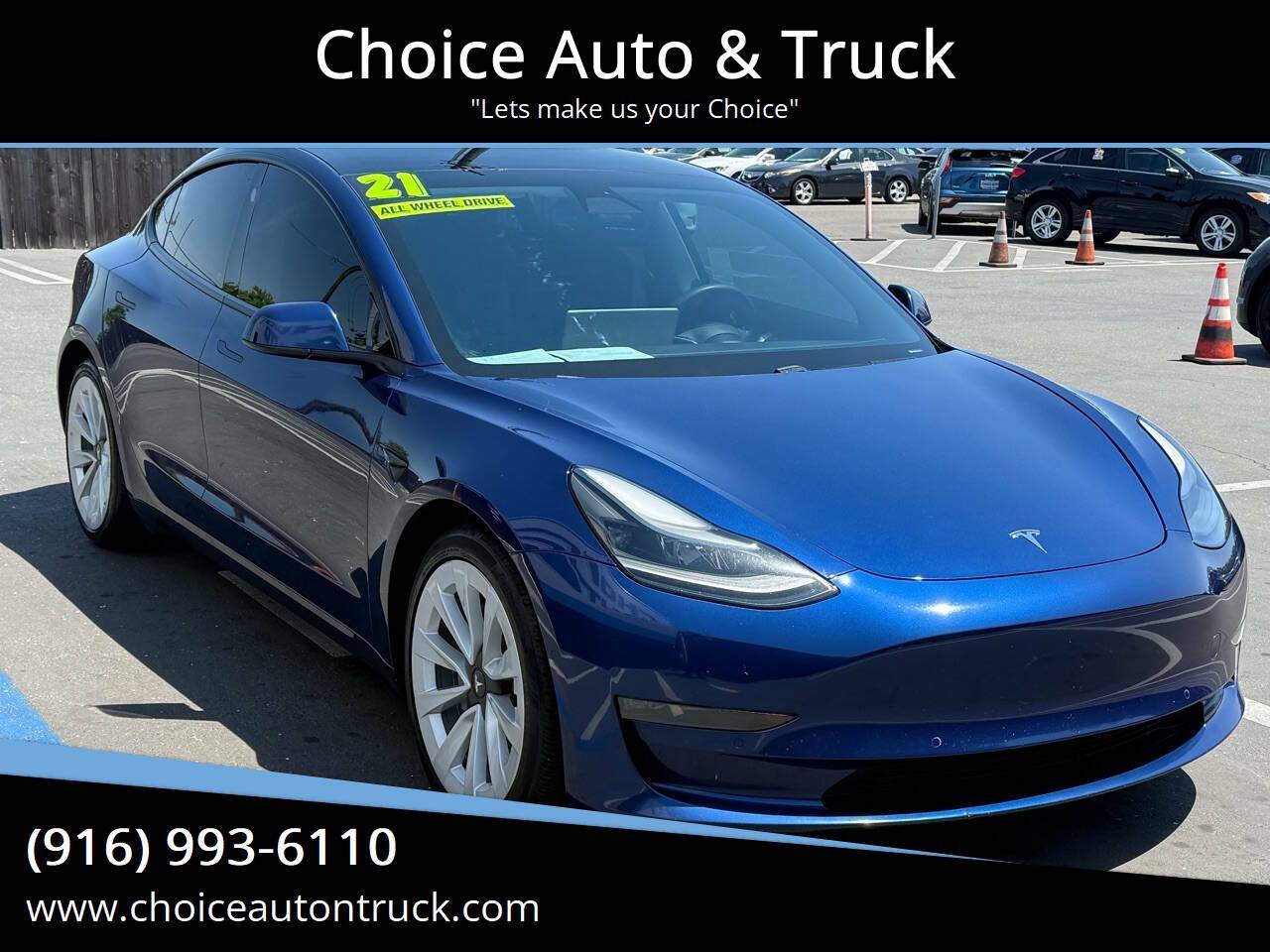 2021 Tesla Model 3 Long Range — Sedan — 77,000 mi — Sacramento, CA