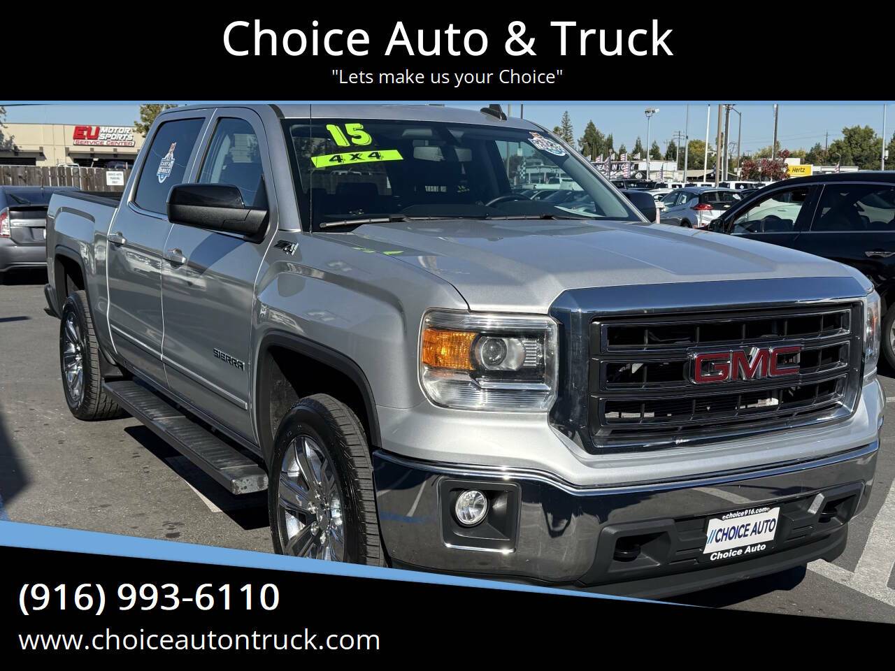 2015 GMC Sierra 1500 SLE — Pickup Truck — 112,000 mi — Sacramento, CA
