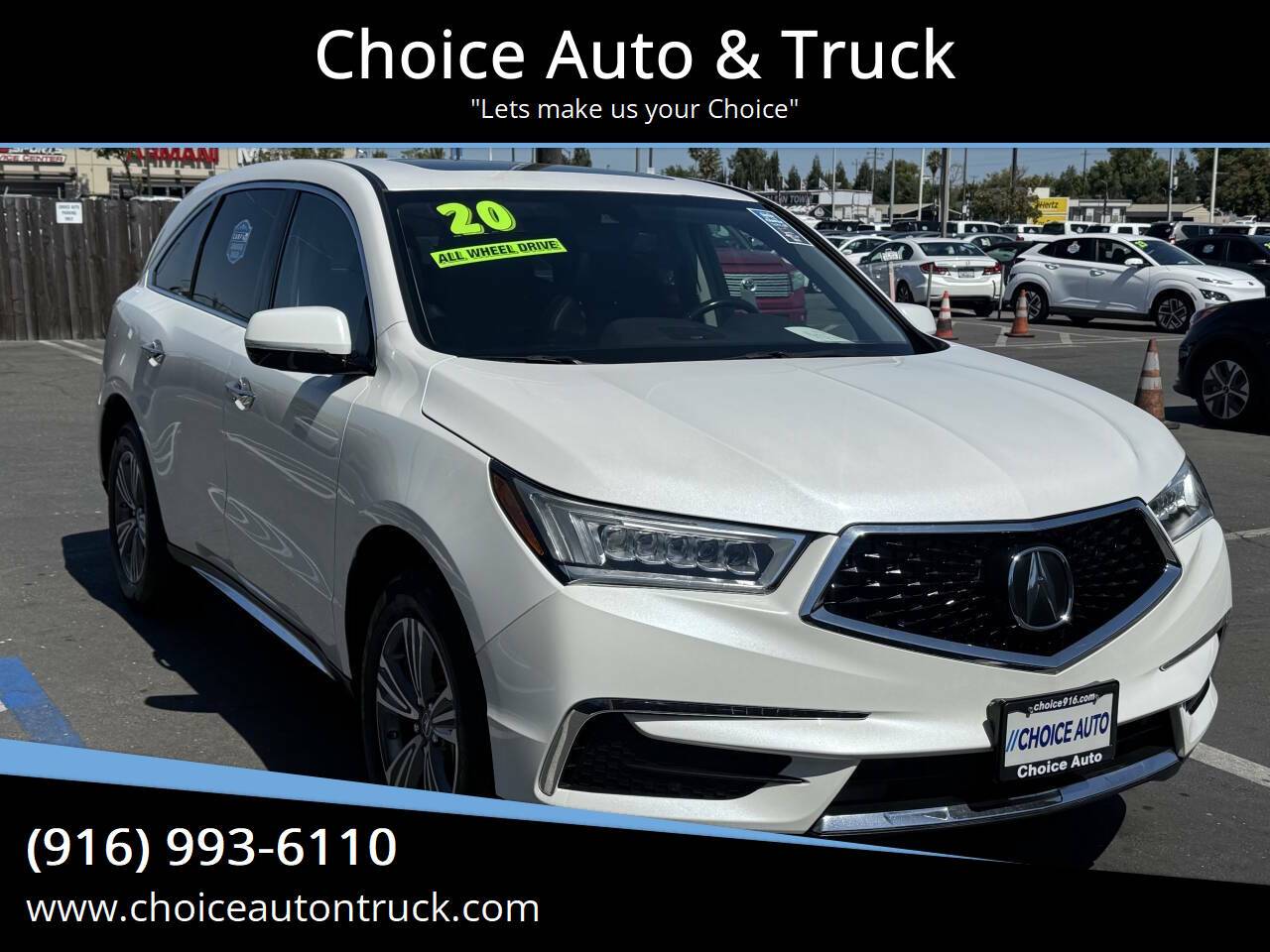 2020 Acura MDX Base — SUV — 70,000 mi — Sacramento, CA