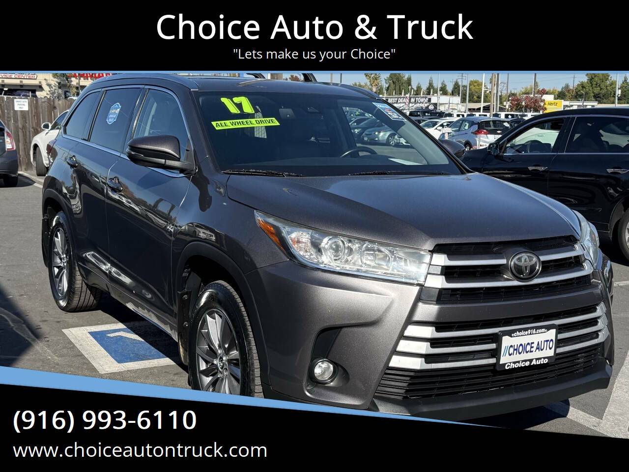 2017 Toyota Highlander XLE — SUV — 134,000 mi — Sacramento, CA