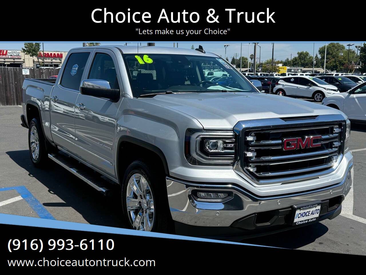 2016 GMC Sierra 1500 SLT — Pickup Truck — 111,000 mi — Sacramento, CA