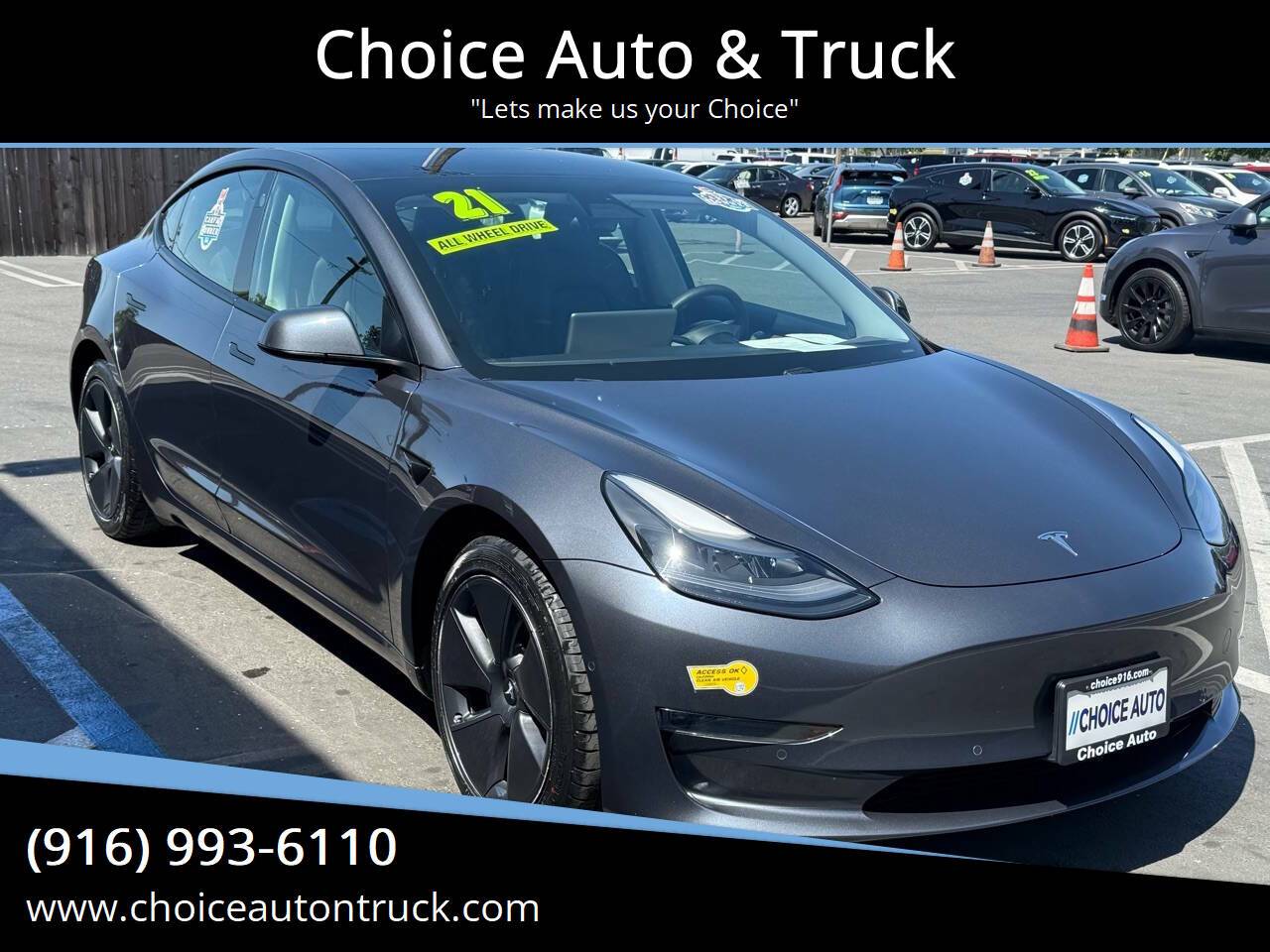 2021 Tesla Model 3 Long Range — Sedan — 35,000 mi — Sacramento, CA
