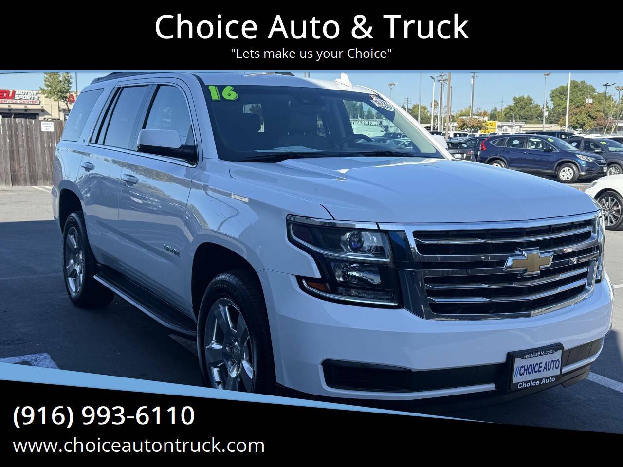 2016 Chevrolet Tahoe LT — SUV — 92,500 mi — Sacramento, CA