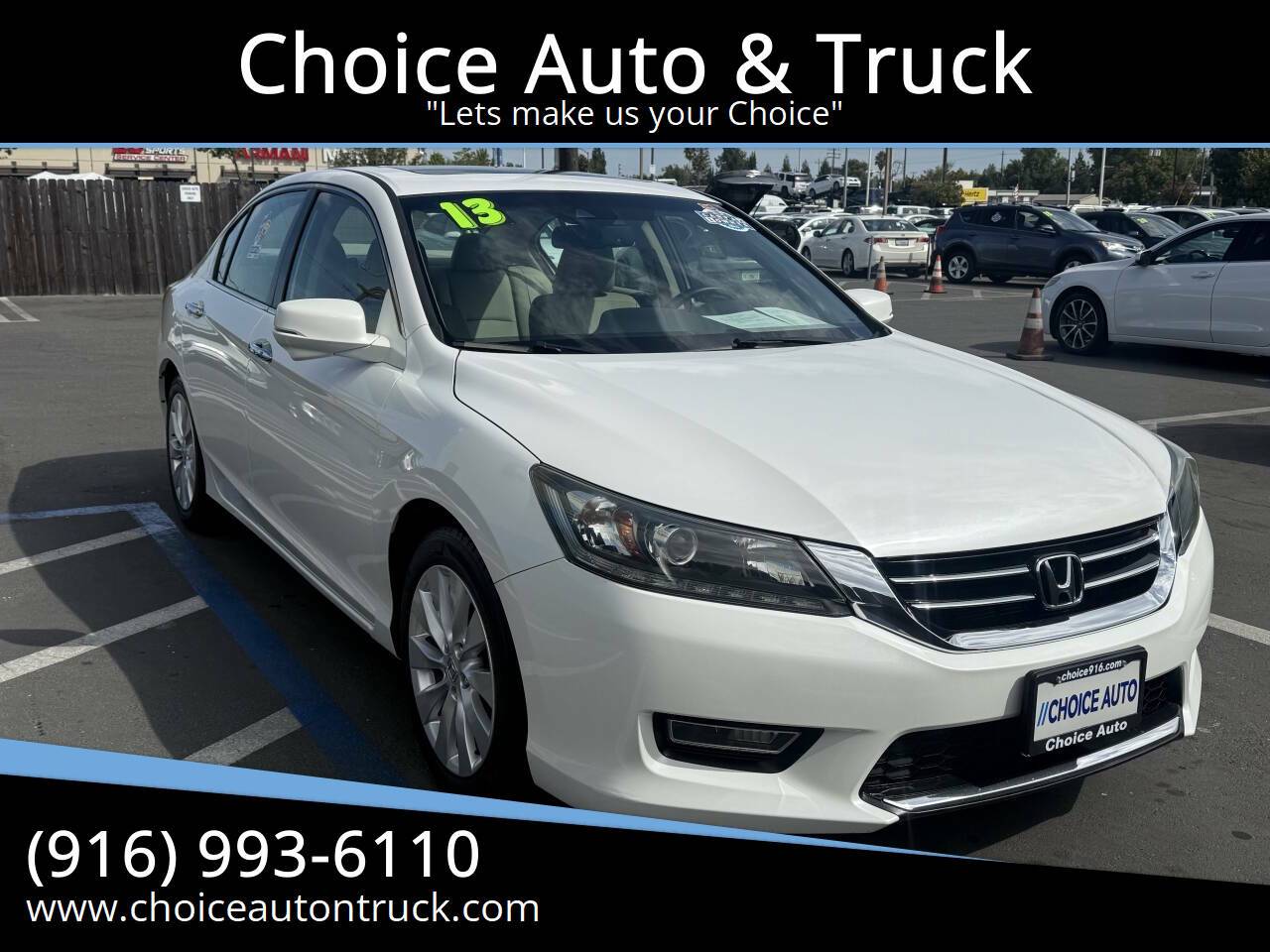 2013 Honda Accord EX-L V6 — Sedan — 50,000 mi — Sacramento, CA