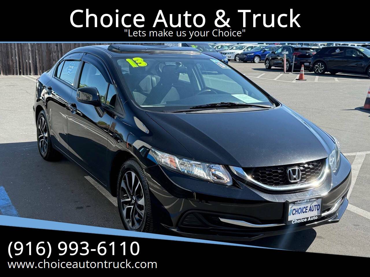 2013 Honda Civic EX — Sedan — 144,000 mi — Sacramento, CA