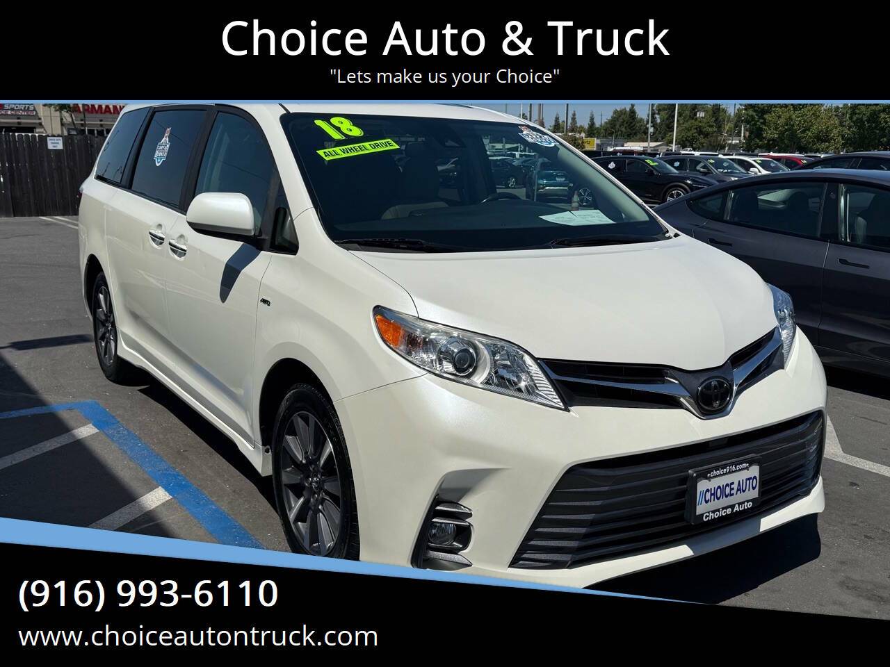 2018 Toyota Sienna XLE — Minivan — 90,000 mi — Sacramento, CA