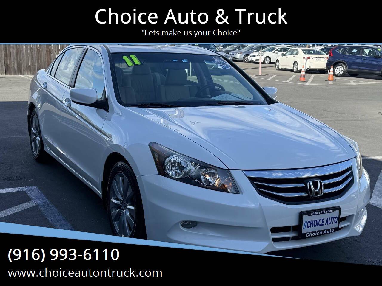 2011 Honda Accord EX-L V6 — Sedan — 100,000 mi — Sacramento, CA