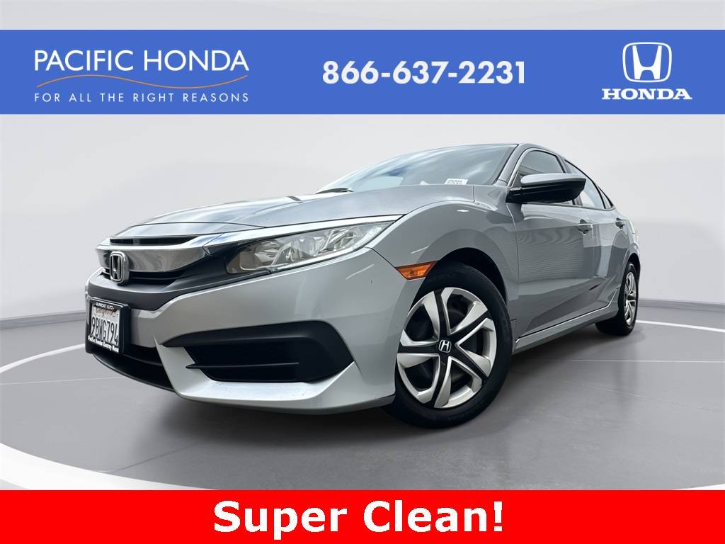 2016 Honda Civic LX — Sedan — 101,025 mi — San Diego, CA