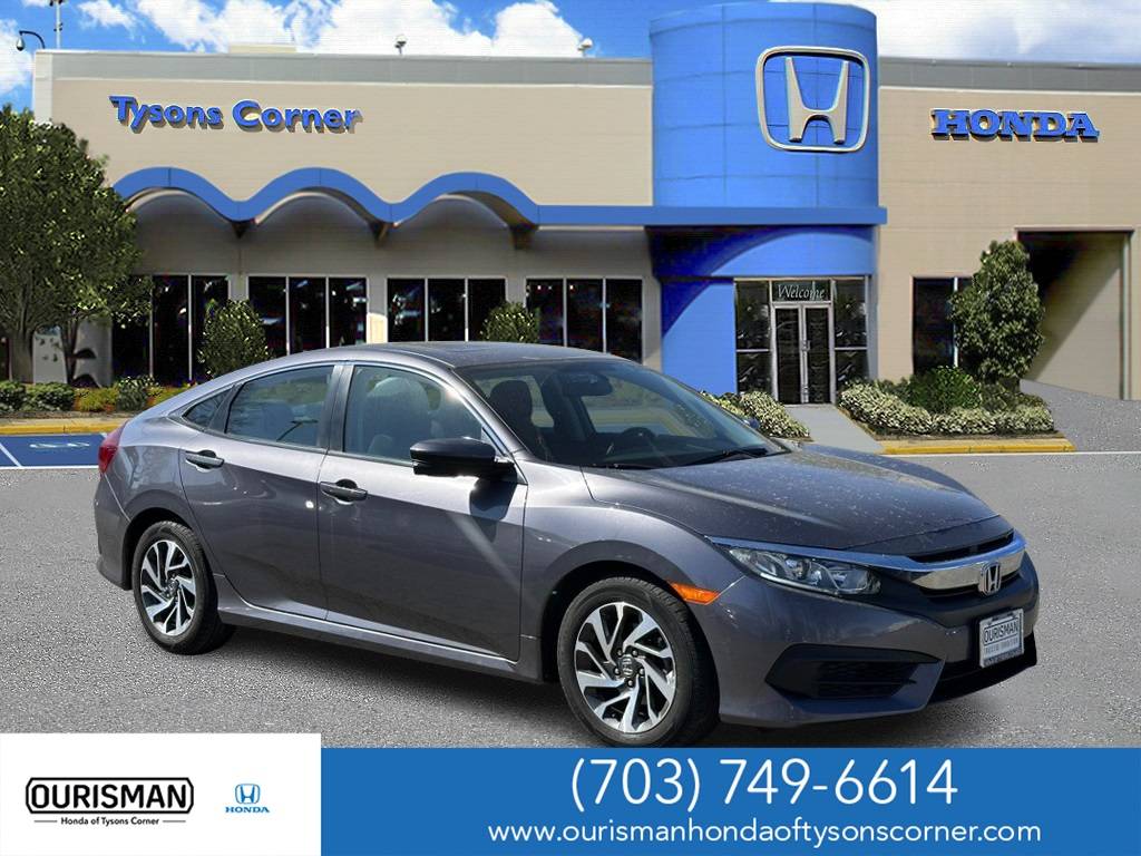 2016 Honda Civic EX — Sedan — 84,621 mi — Vienna, VA