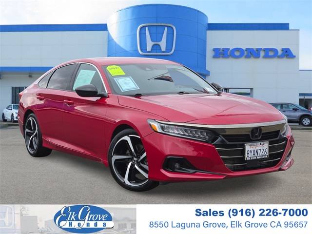 2021 Honda Accord Sport — Sedan — 69,355 mi — Elk Grove, CA