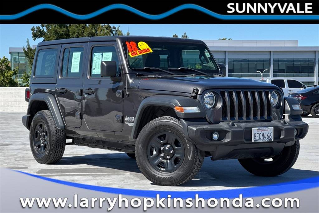 2018 Jeep Wrangler Sport — SUV — 54,706 mi — Sunnyvale, CA