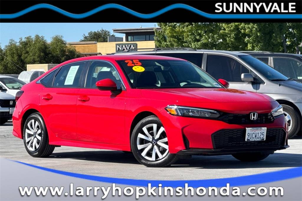 2025 Honda Civic LX — Sedan — 1,293 mi — Sunnyvale, CA