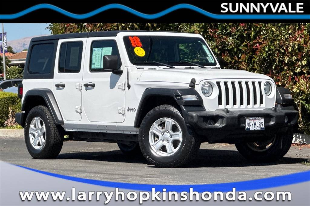 2018 Jeep Wrangler Sport S — SUV — 77,350 mi — Sunnyvale, CA