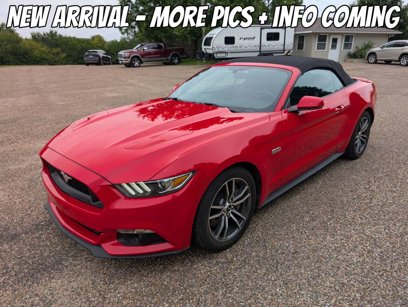 2017 Ford Mustang GT Premium — Convertible — 21,307 mi — Swisher, IA