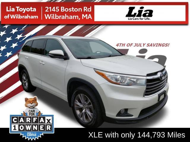 2015 Toyota Highlander XLE — SUV — 144,700 mi — Wilbraham, MA