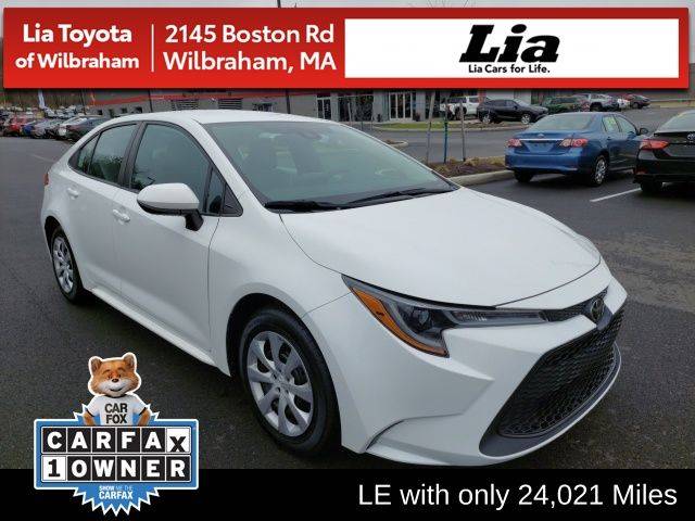 2020 Toyota Corolla LE — Sedan — 24,021 mi — Wilbraham, MA