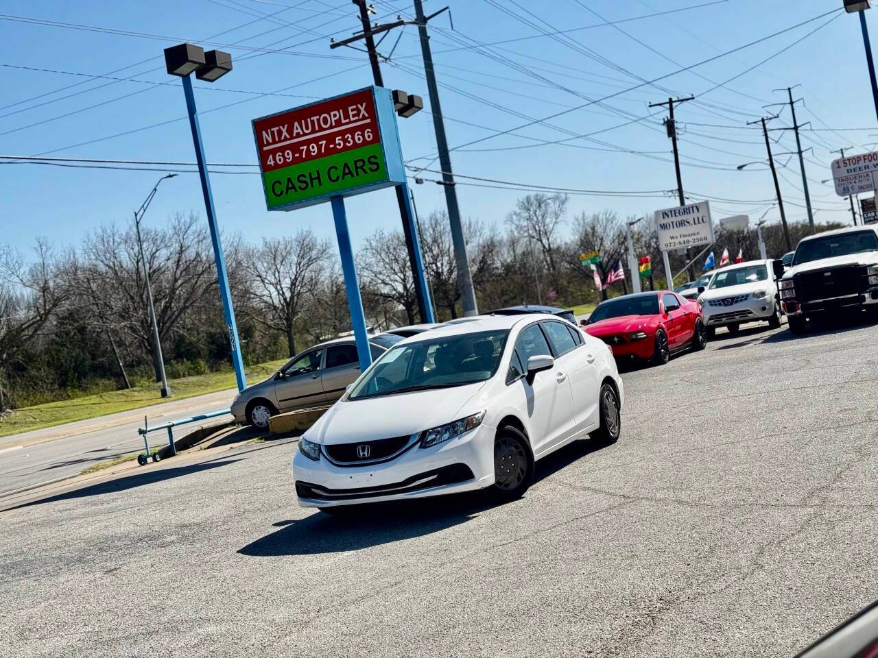 2014 Honda Civic LX — Sedan — 186,990 mi — Garland, TX