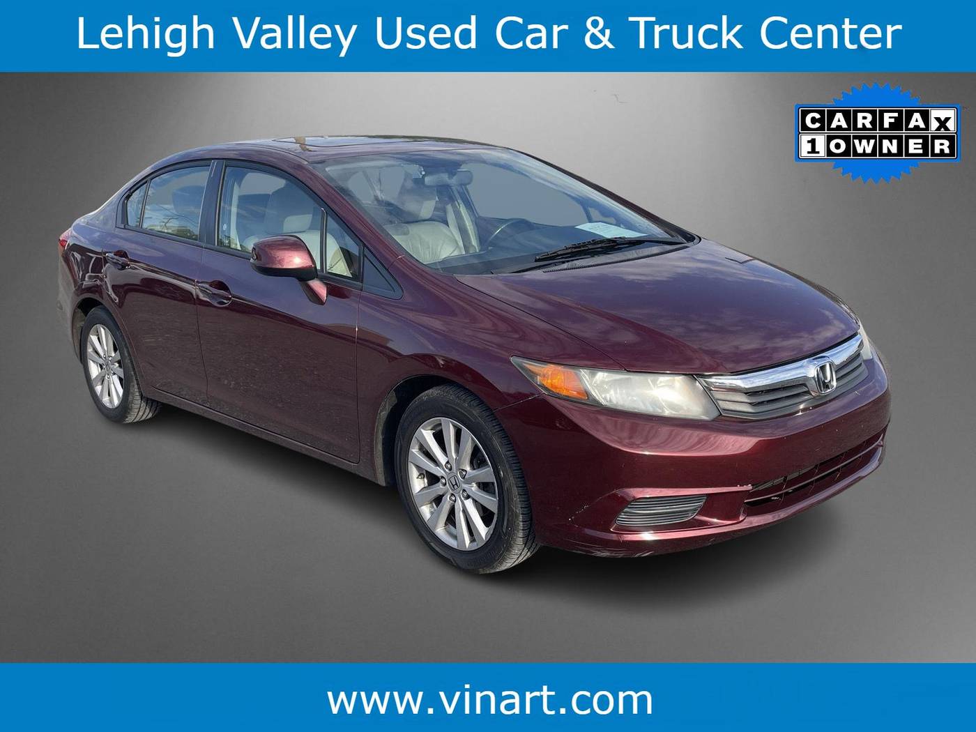 2012 Honda Civic EX-L — Sedan — 87,170 mi — Emmaus, PA