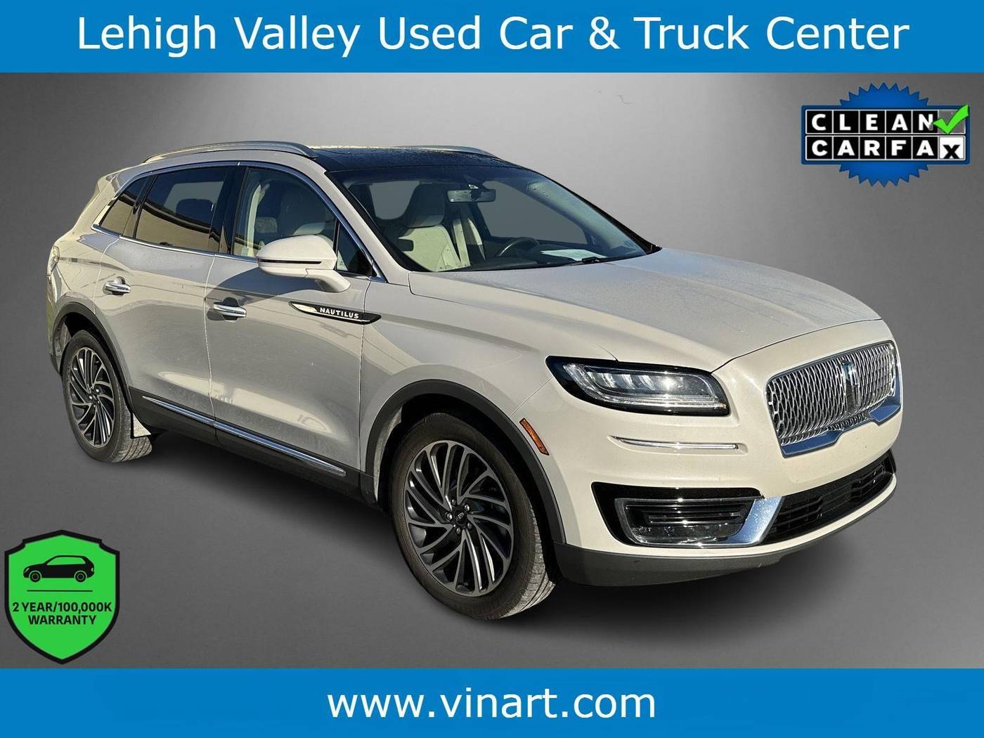 2019 Lincoln Nautilus Reserve — SUV — 75,543 mi — Emmaus, PA