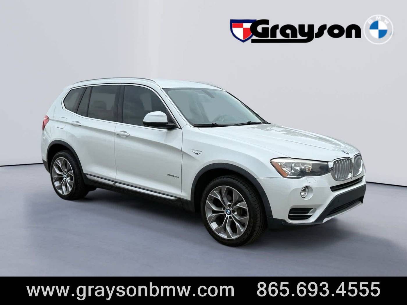 2016 BMW X3 28i — SUV — 75,528 mi — Knoxville, TN
