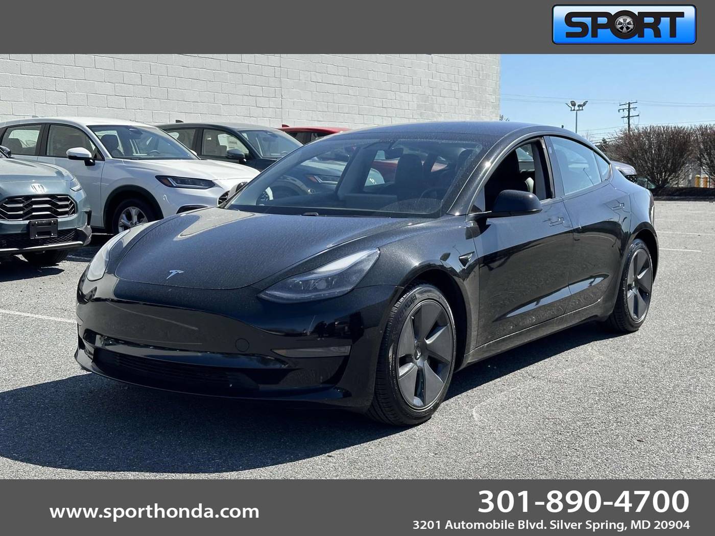 2021 Tesla Model 3 Standard Range Plus — Sedan — 59,893 mi — Silver Spring, MD