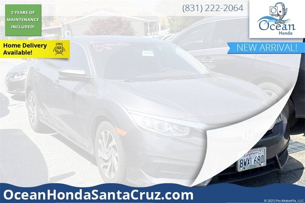 2018 Honda Civic EX — Sedan — 90,840 mi — Soquel, CA