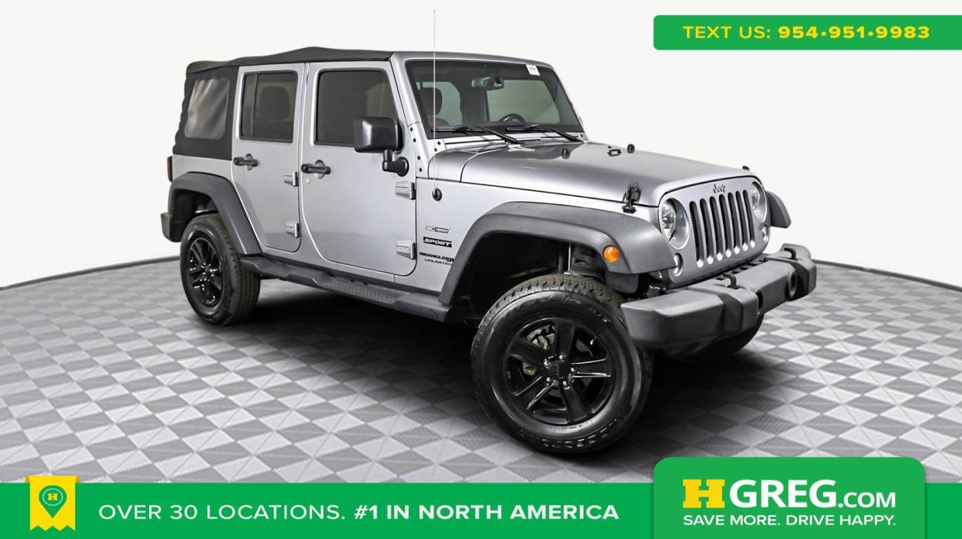 2018 Jeep Wrangler Sport S — SUV — 74,325 mi — Brandon, FL