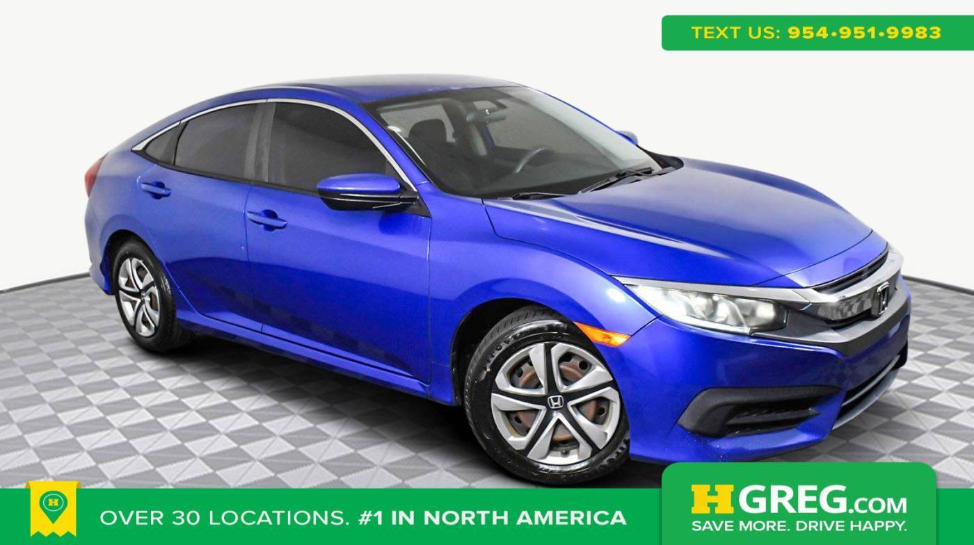 2016 Honda Civic LX — Sedan — 58,640 mi — Brandon, FL