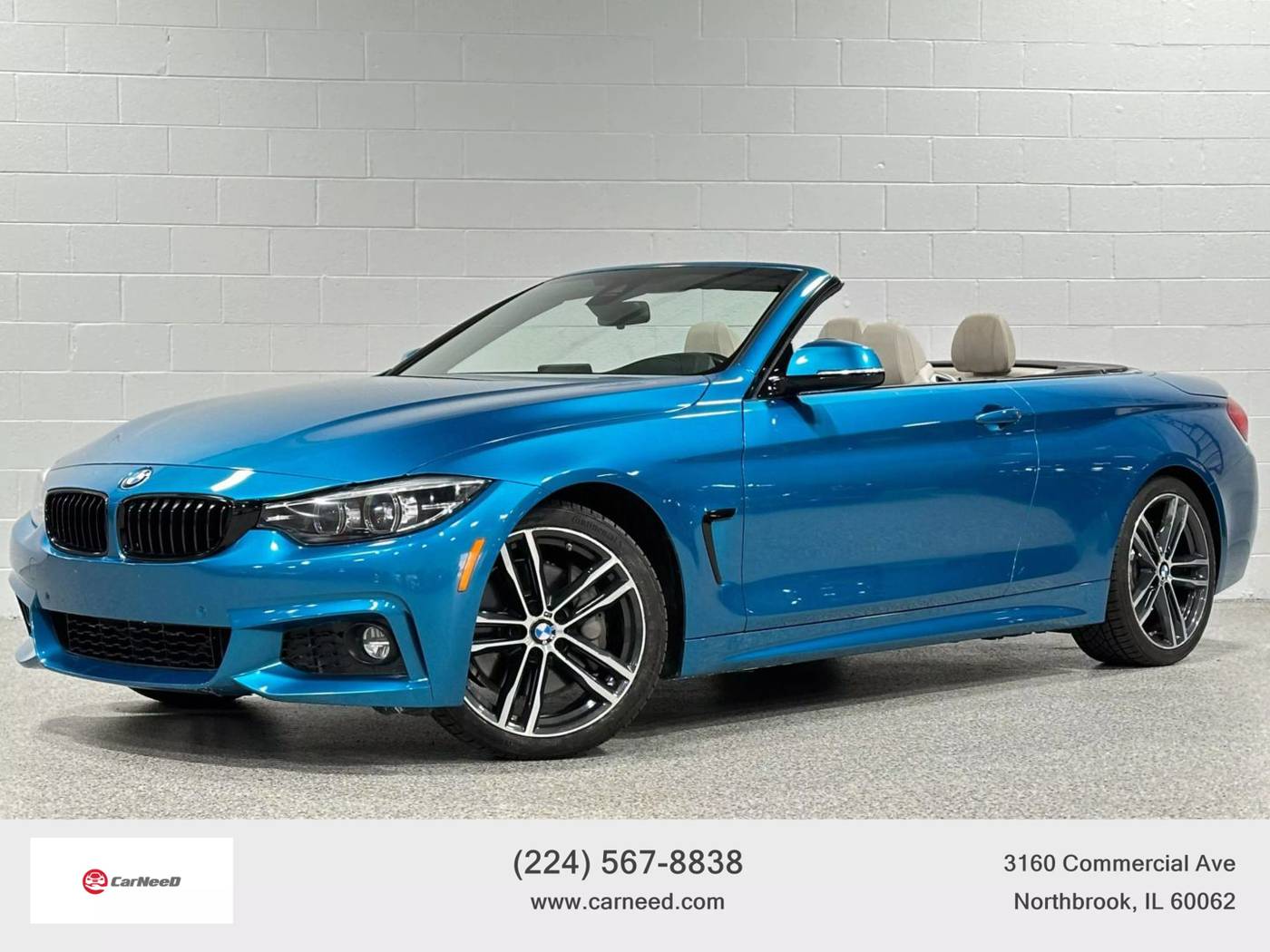 2019 BMW 4 Series 440i — Convertible — 17,768 mi — Northbrook, IL