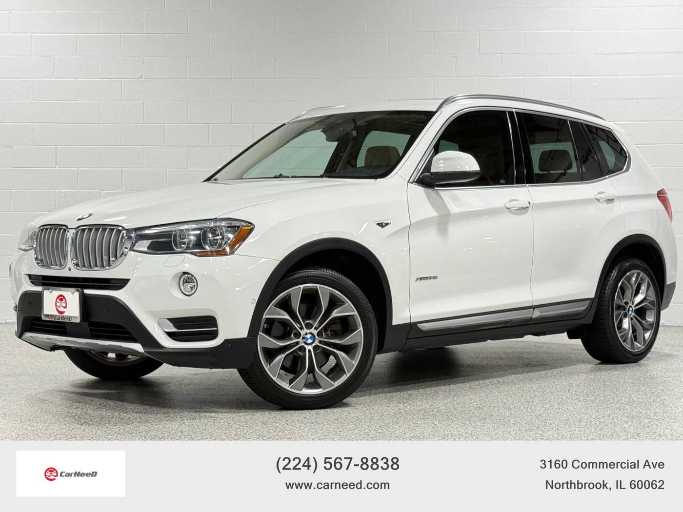 2017 BMW X3 35i — SUV — 72,504 mi — Northbrook, IL