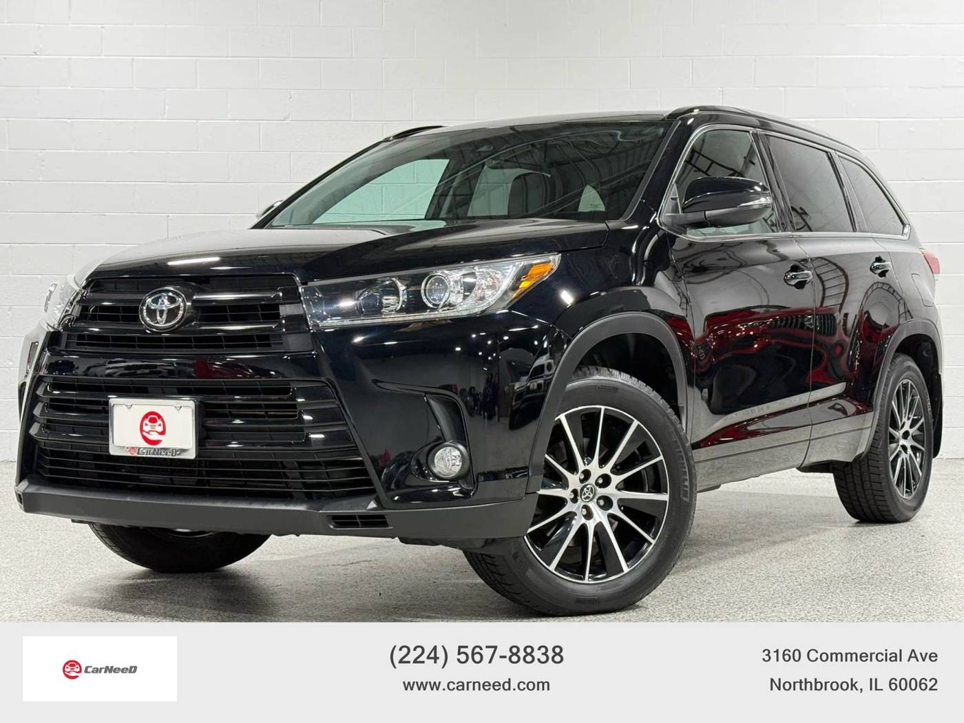 2017 Toyota Highlander SE V6 — SUV — 97,959 mi — Northbrook, IL