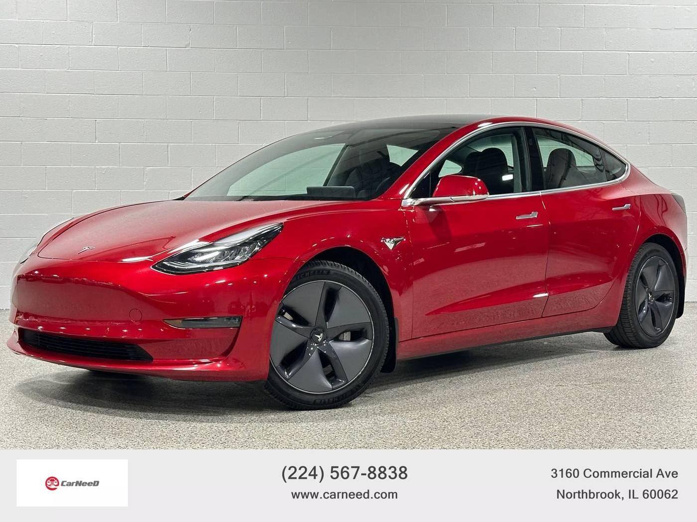 2020 Tesla Model 3 Long Range — Sedan — 63,390 mi — Northbrook, IL